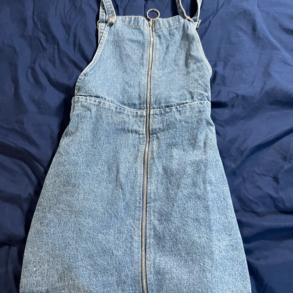 Denim mini dress
